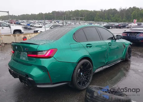 2025 BMW M3 Competition xDrive z USA, uszkodzony, nr VIN WBS33HJ04SFU42449